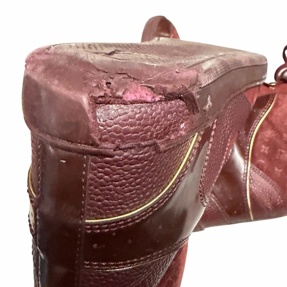 Louis Vuitton Millenium Size 36. Burgundy Leather Patent Leather and Suede - Picture 5 of 9